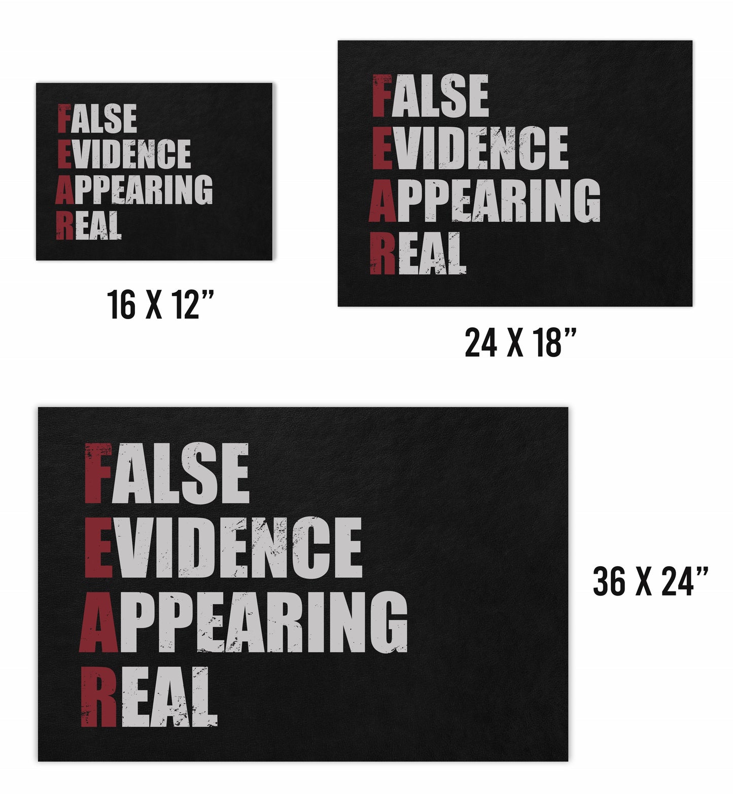 F.E.A.R False Evidence Appearing Real