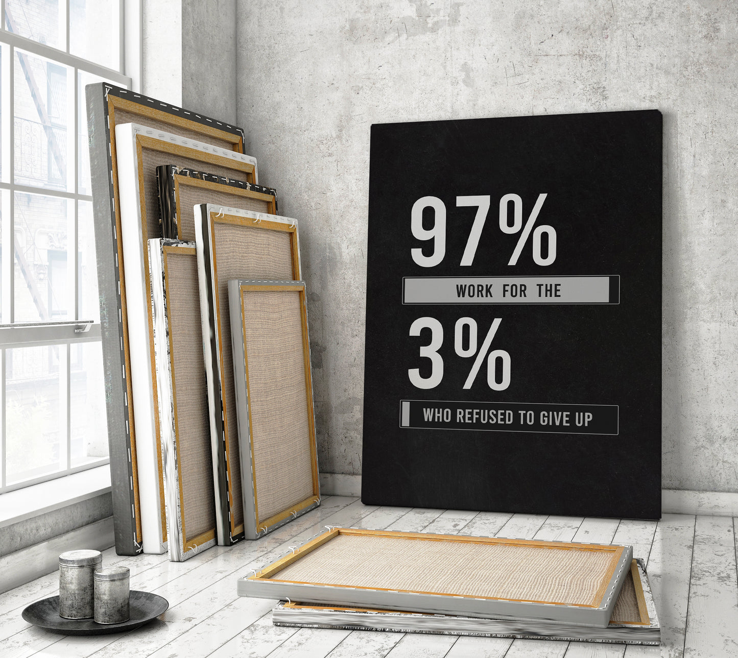 97% Work For The 3% That Refused To Give Up