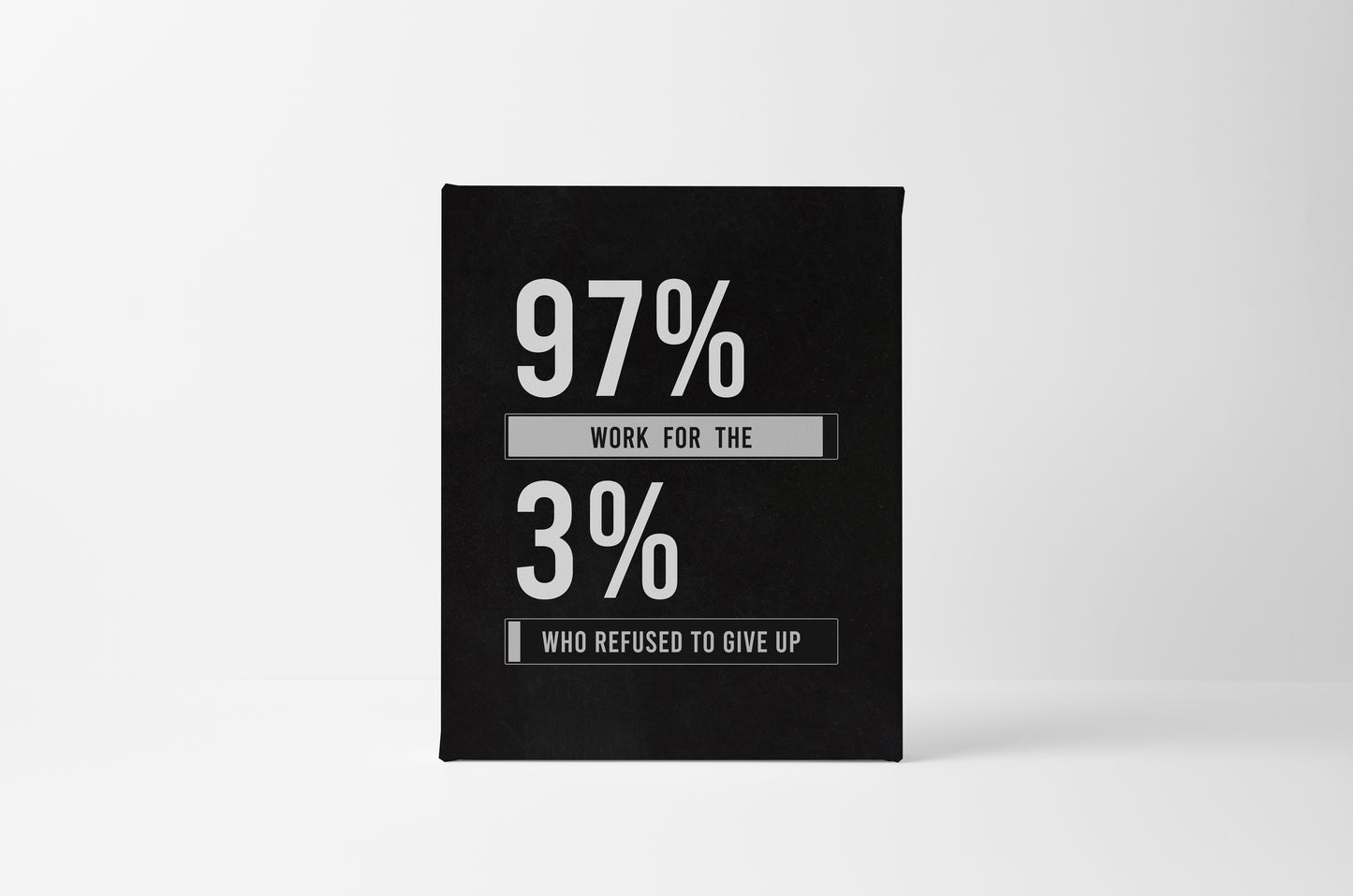 97% Work For The 3% That Refused To Give Up