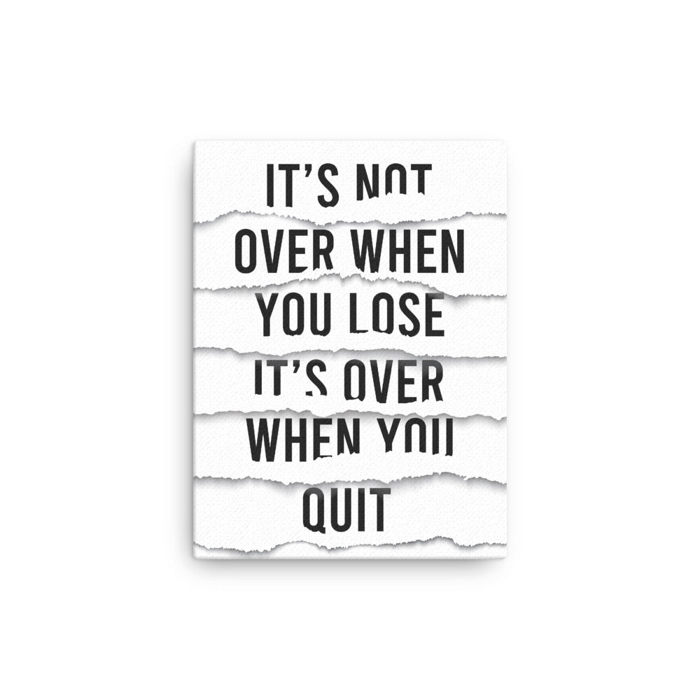 It's Not Over