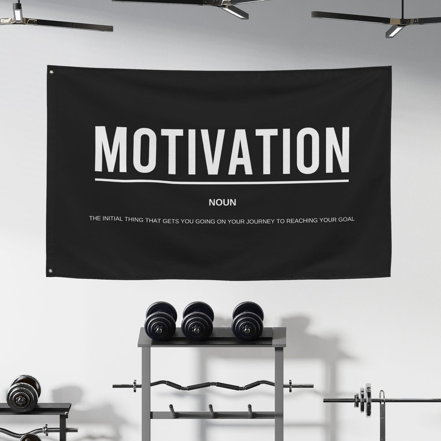 Motivation Definition Fabric Banner Flag