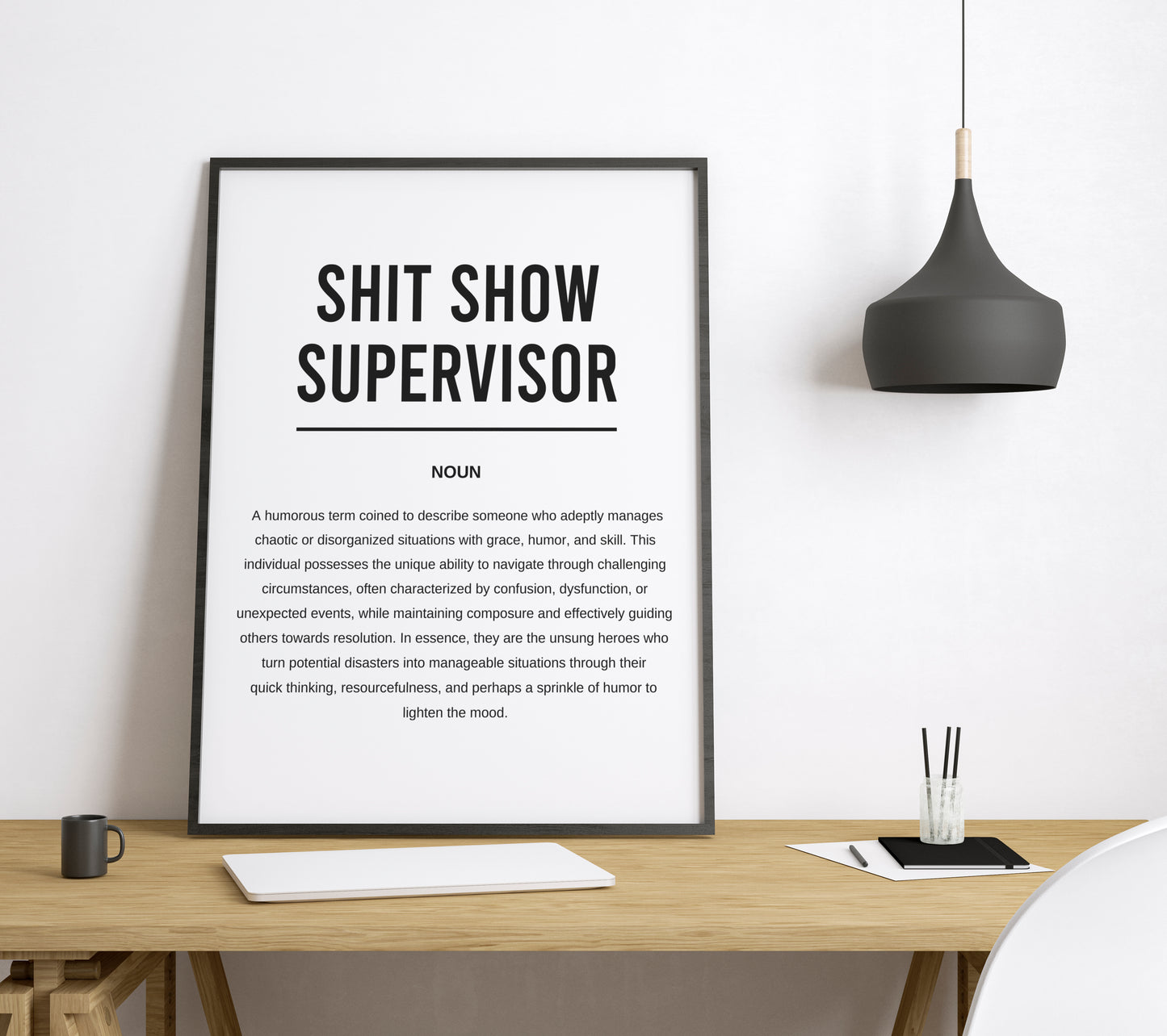 Shit Show Supervisor Funny Definition Printable