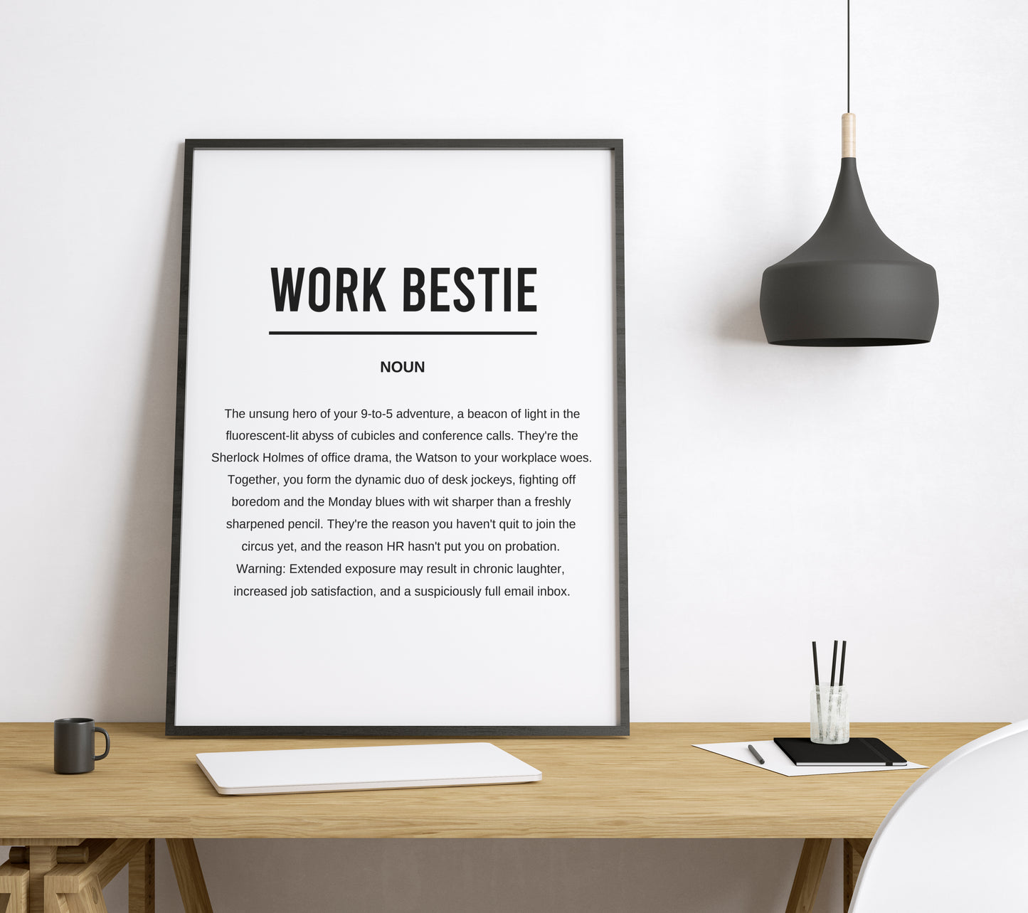 Work Bestie Funny Definition Printable