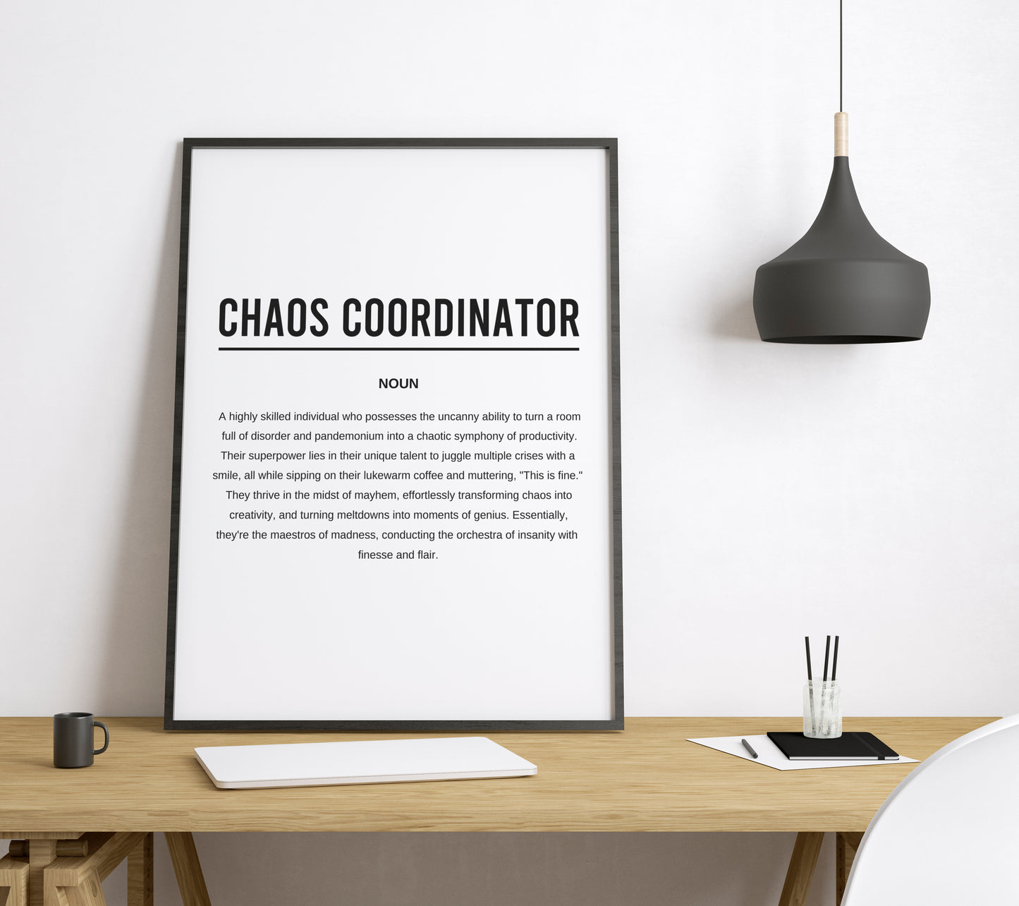 Chaos Coordinator Funny Definition Printable