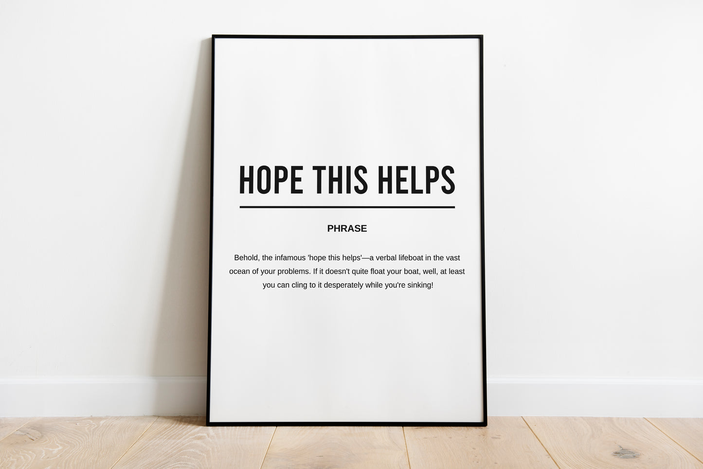 Hope This Helps Funny Definition Printable