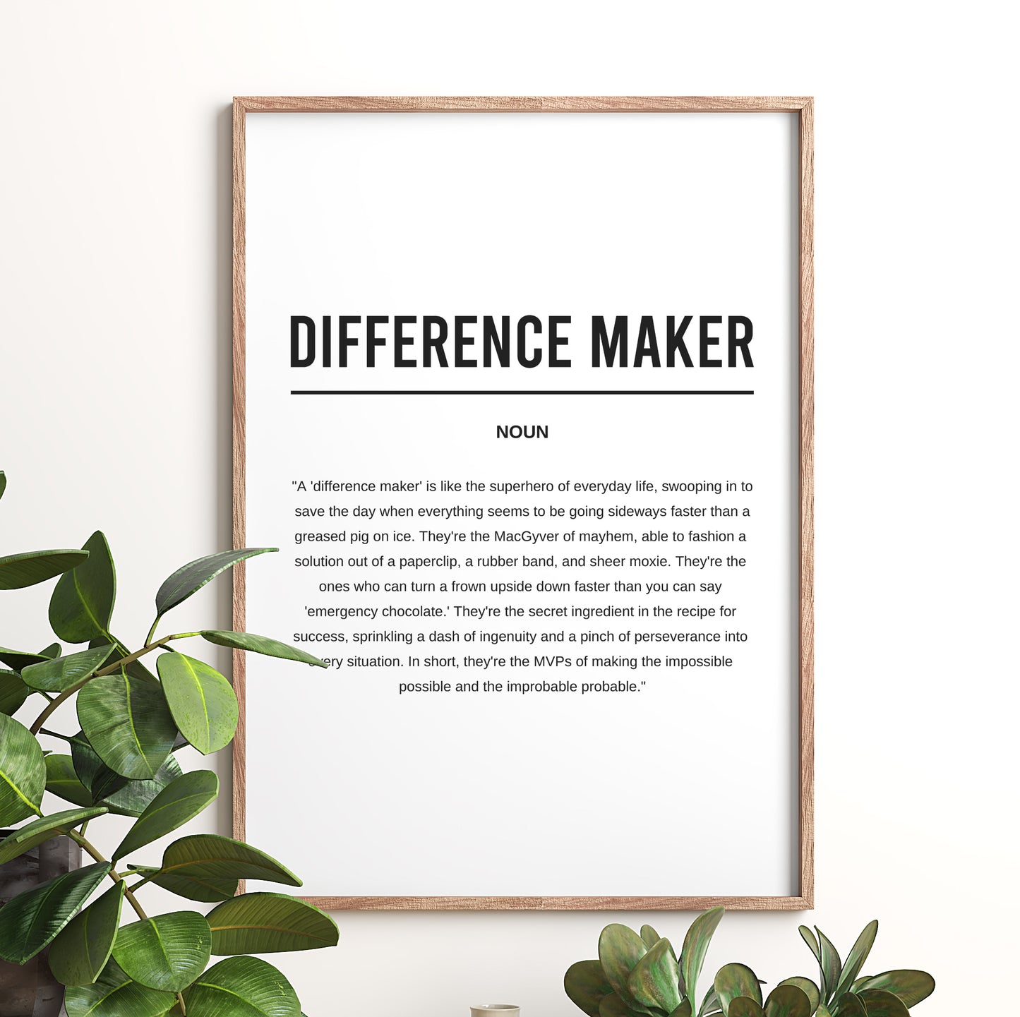 Difference Maker Funny Definition Printable