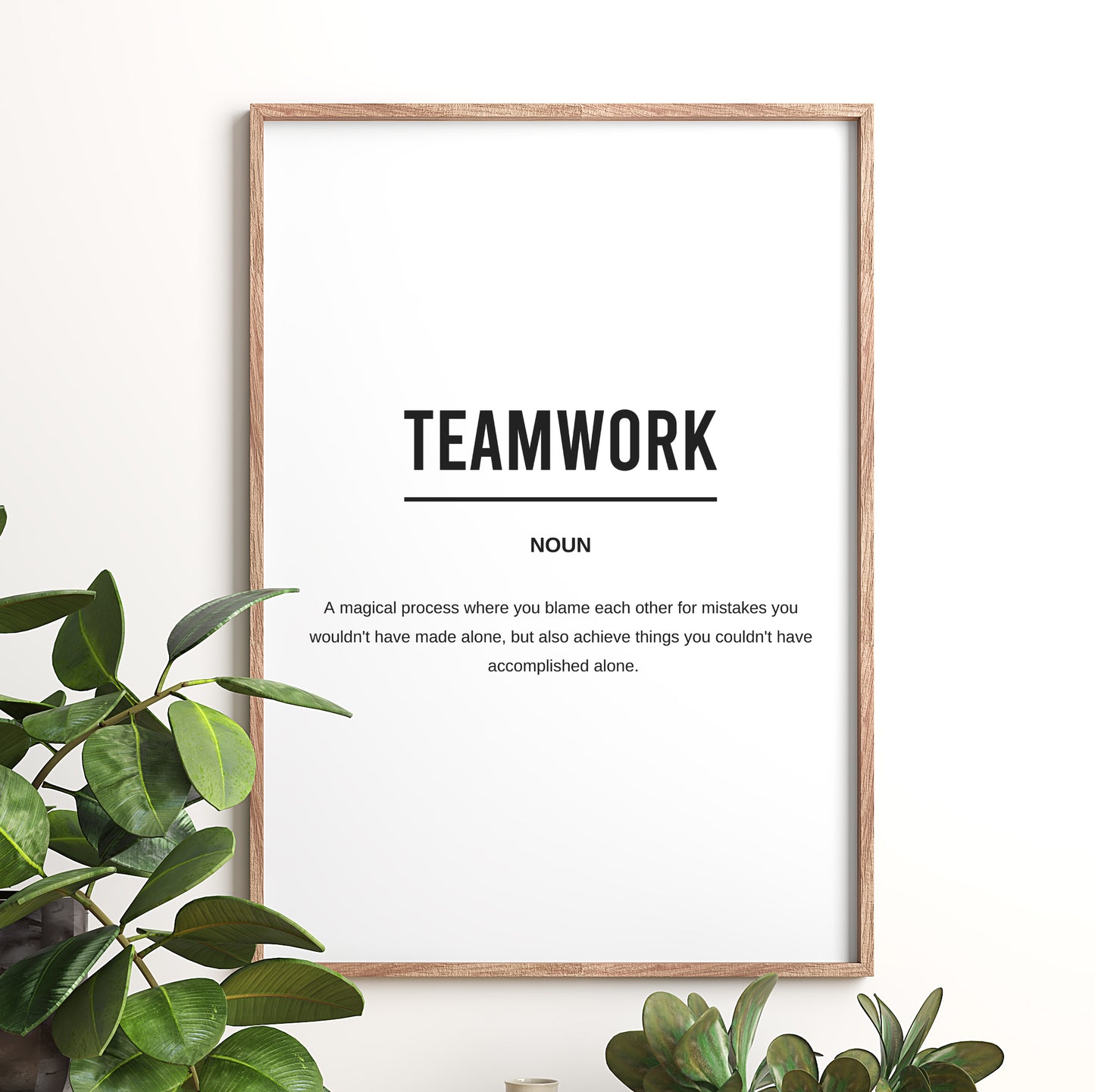 Teamwork Funny Definition Printable