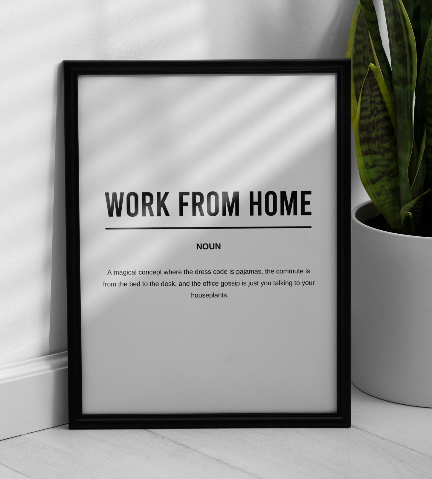 Work From Home Funny Definition Printable