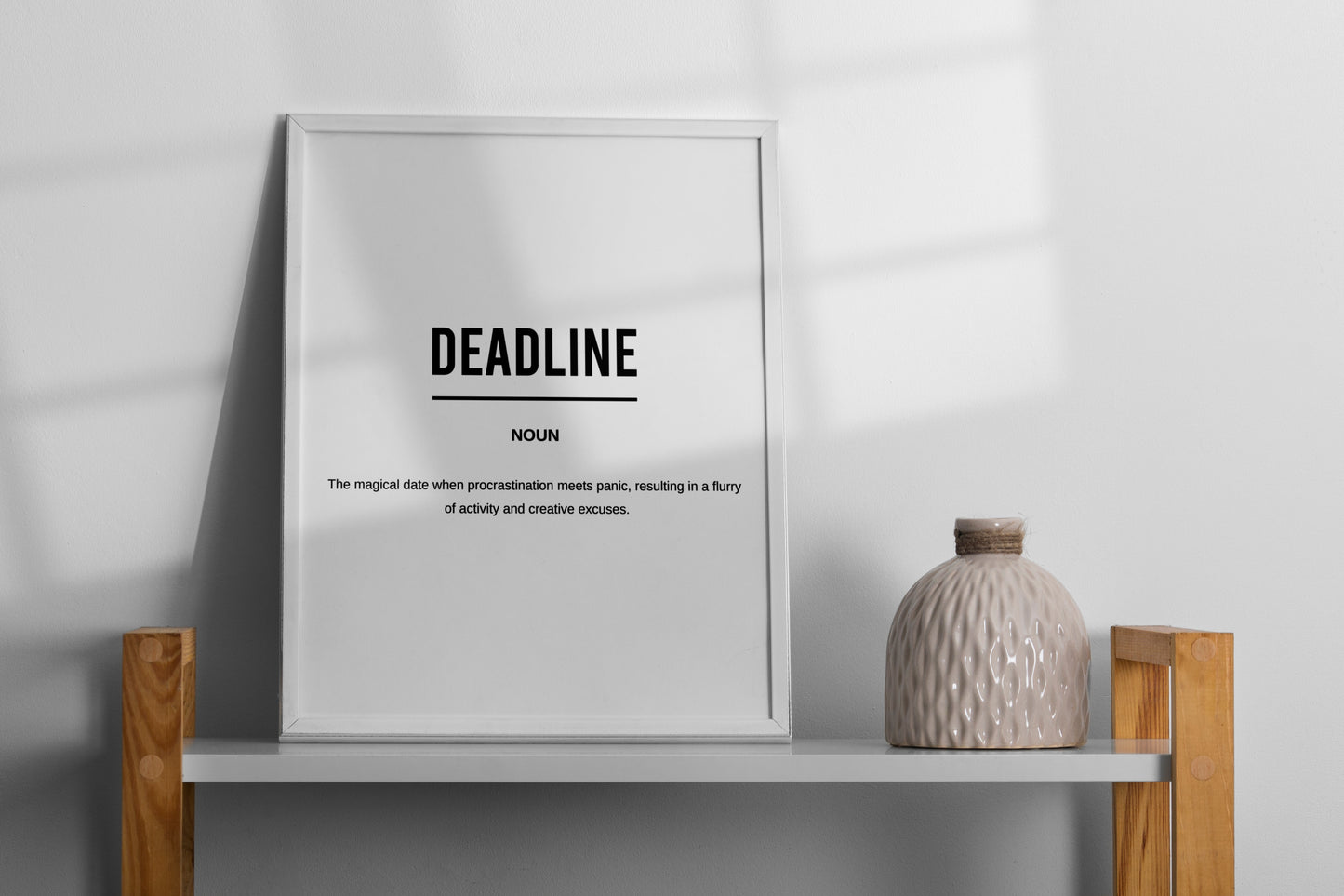 Deadline Funny Definition Printable