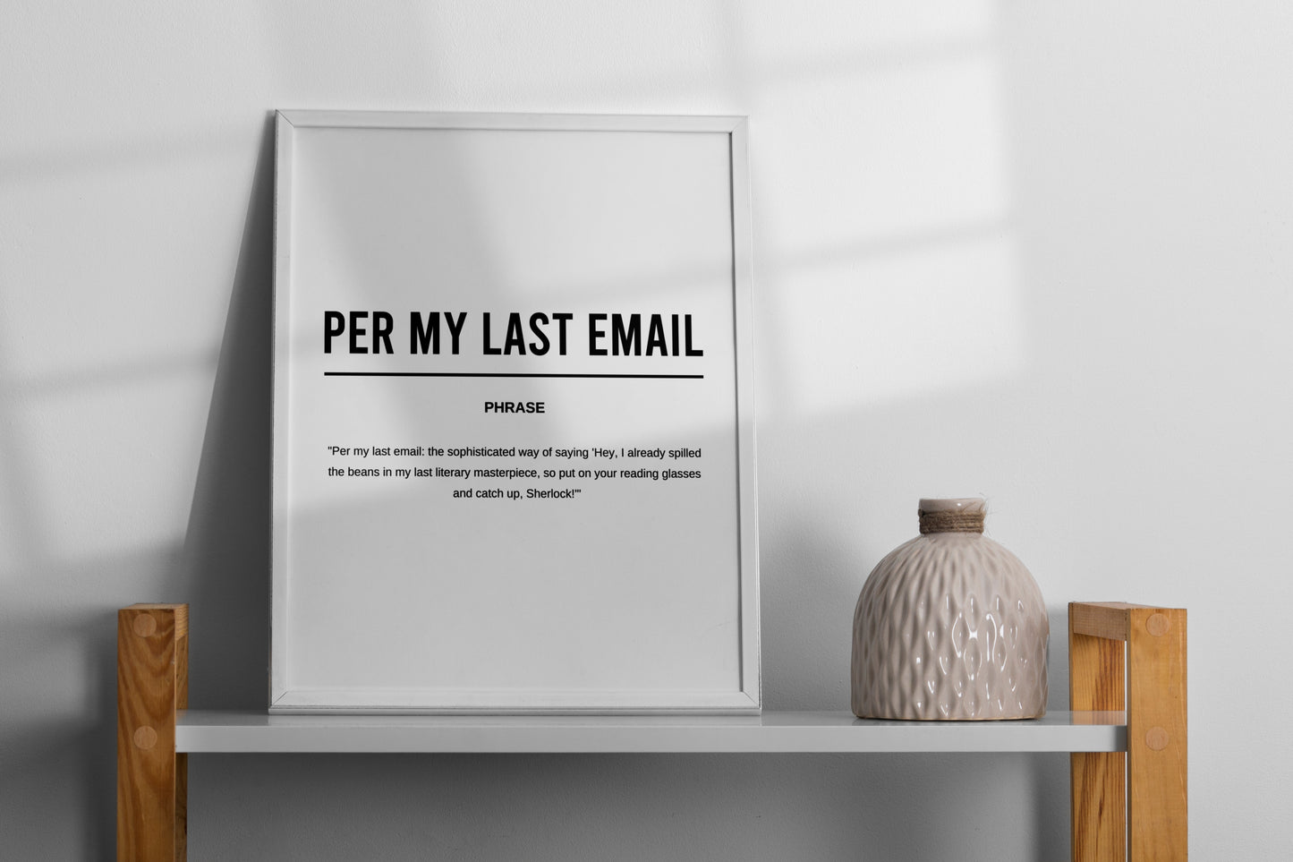 Per My Last Email Funny Definition Printable