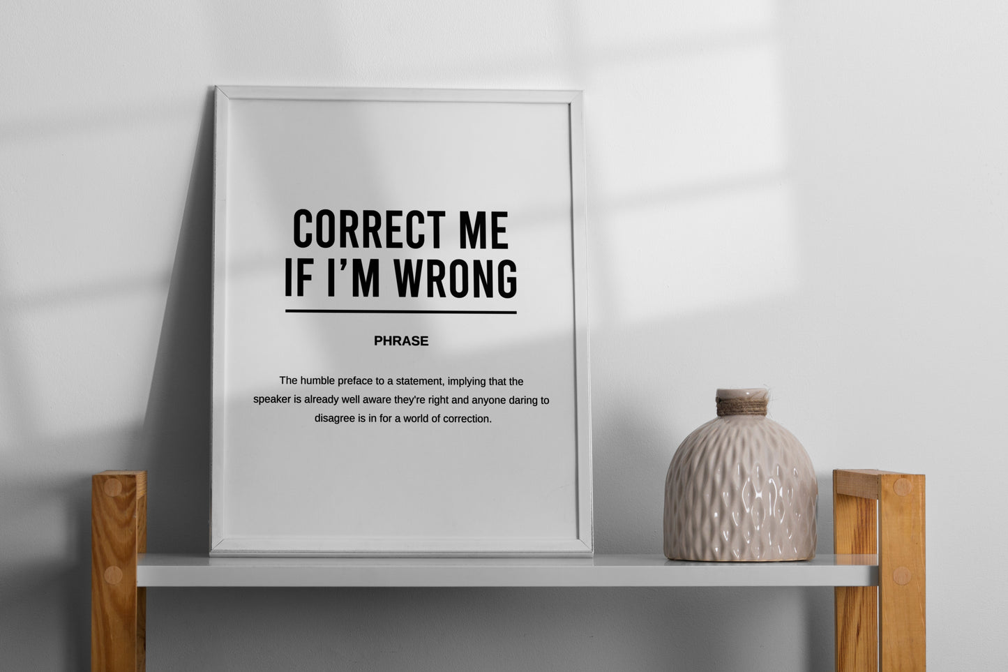 Correct Me If I'm Wrong Funny Definition Printable