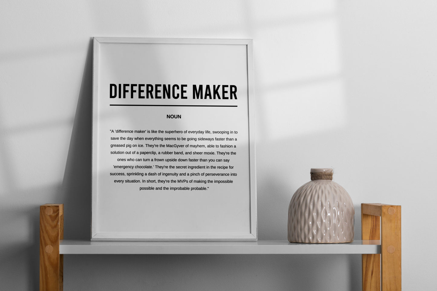 Difference Maker Funny Definition Printable