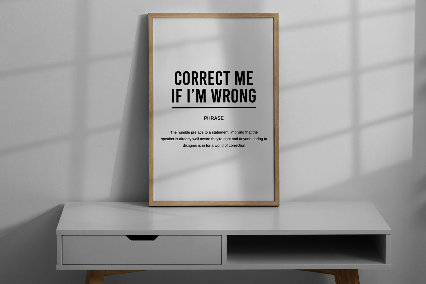 Correct Me If I'm Wrong Funny Definition Printable