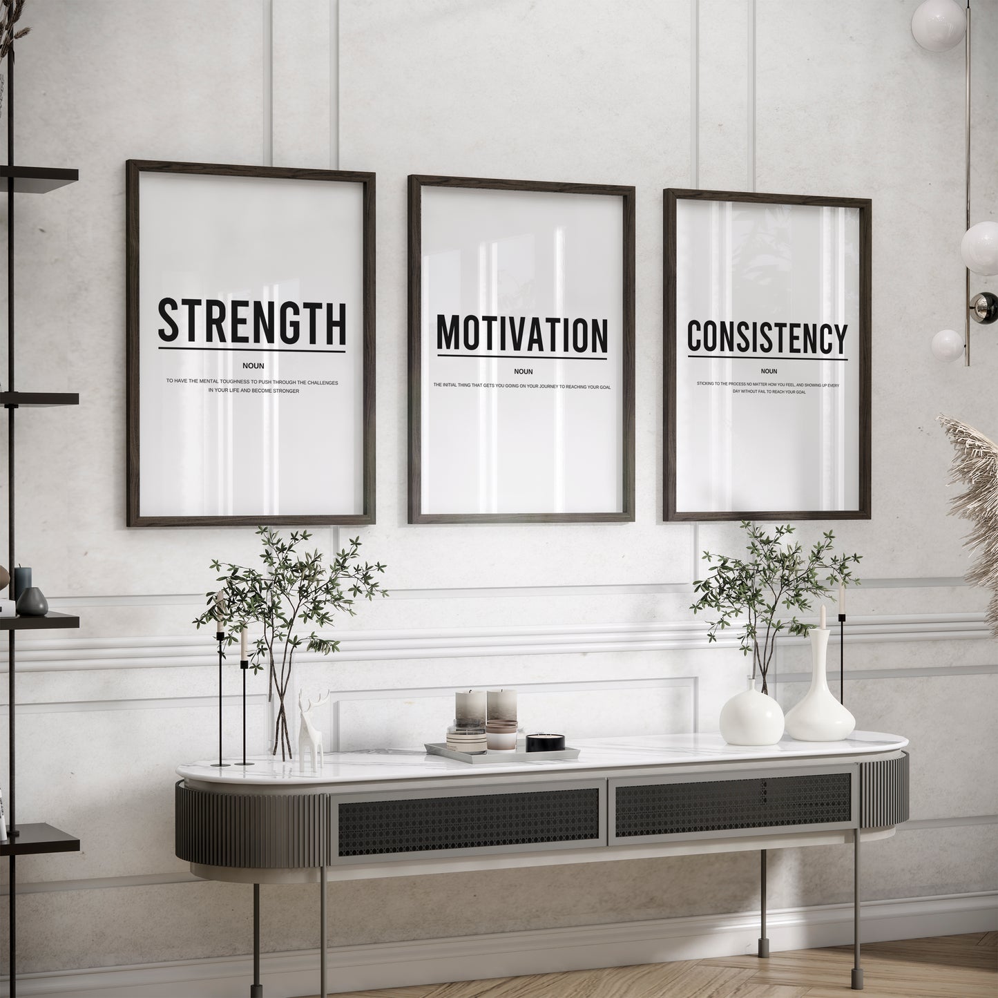 Set Of 3 Motivational Definition Printable Bundle Prints