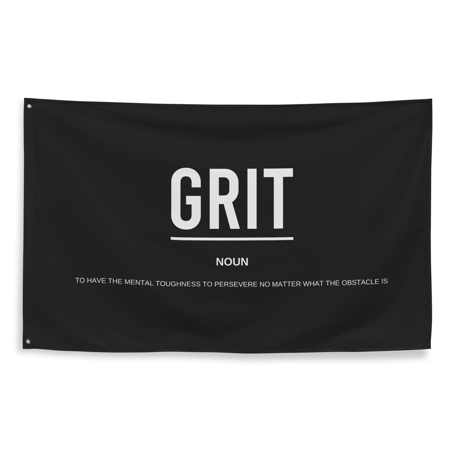 Grit Definition Gym Wall Art Banner Flag