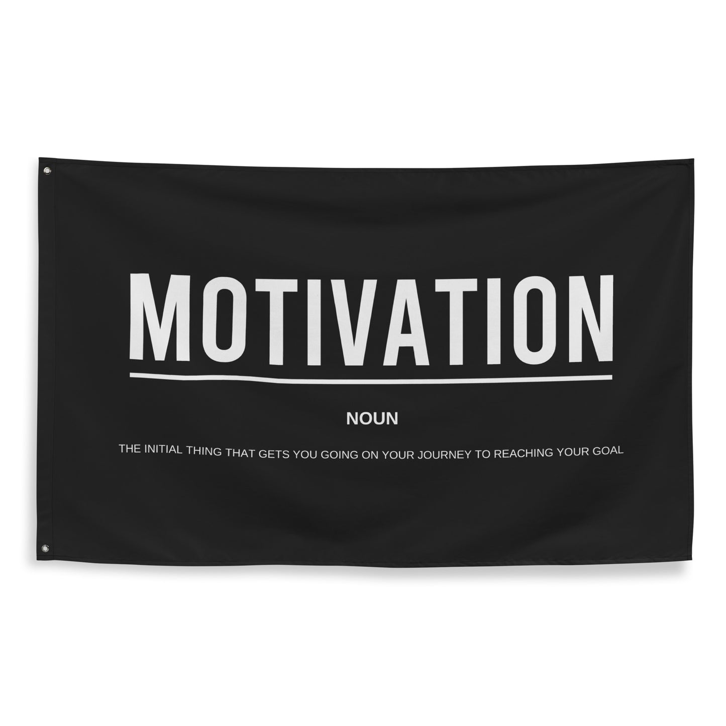 Motivation Definition Fabric Banner Flag