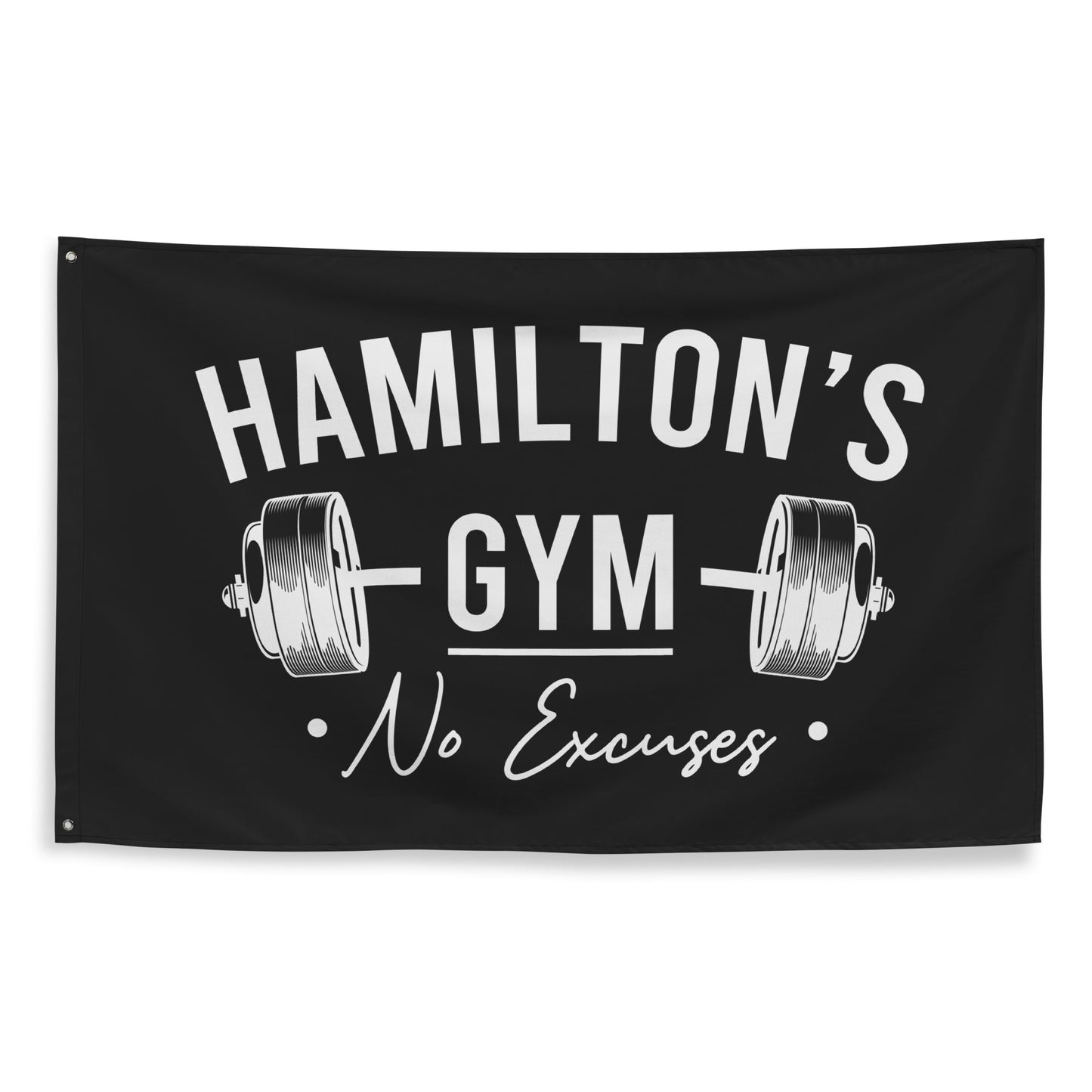 Custom Home Gym Wall Art Banner Flag