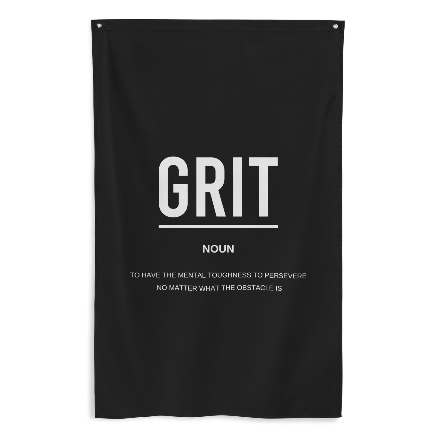 Grit Definition Gym Wall Art Banner Flag