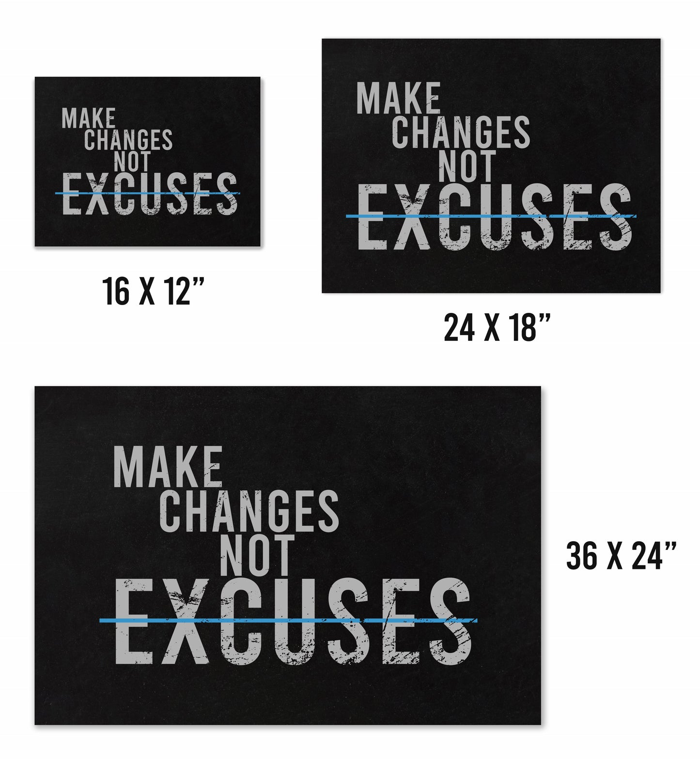 Make Changes  Not Excuses