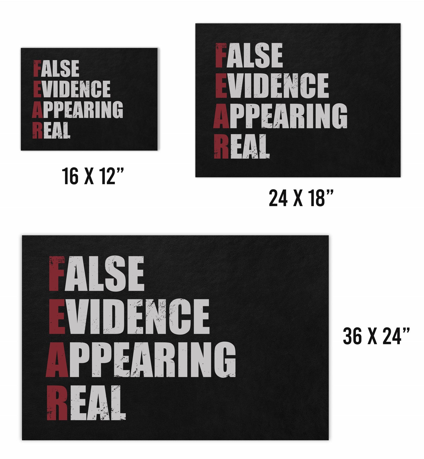 F.E.A.R  False Evidence Appearing Real