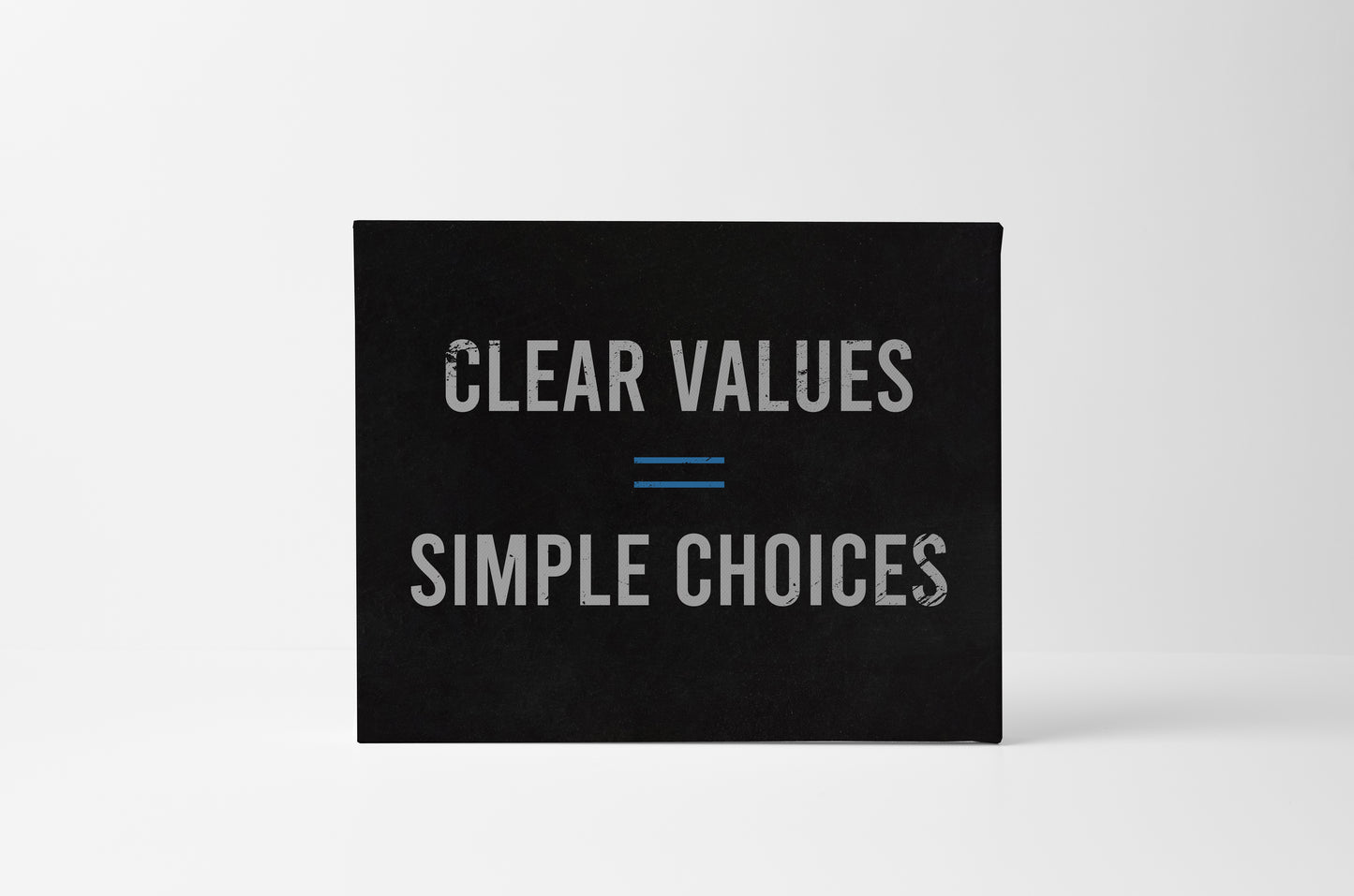 Clear Values = Simple Choices