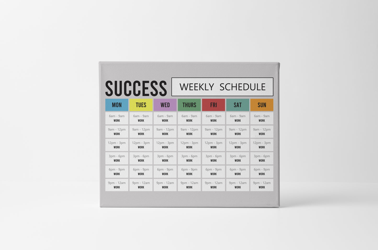 Success Schedule