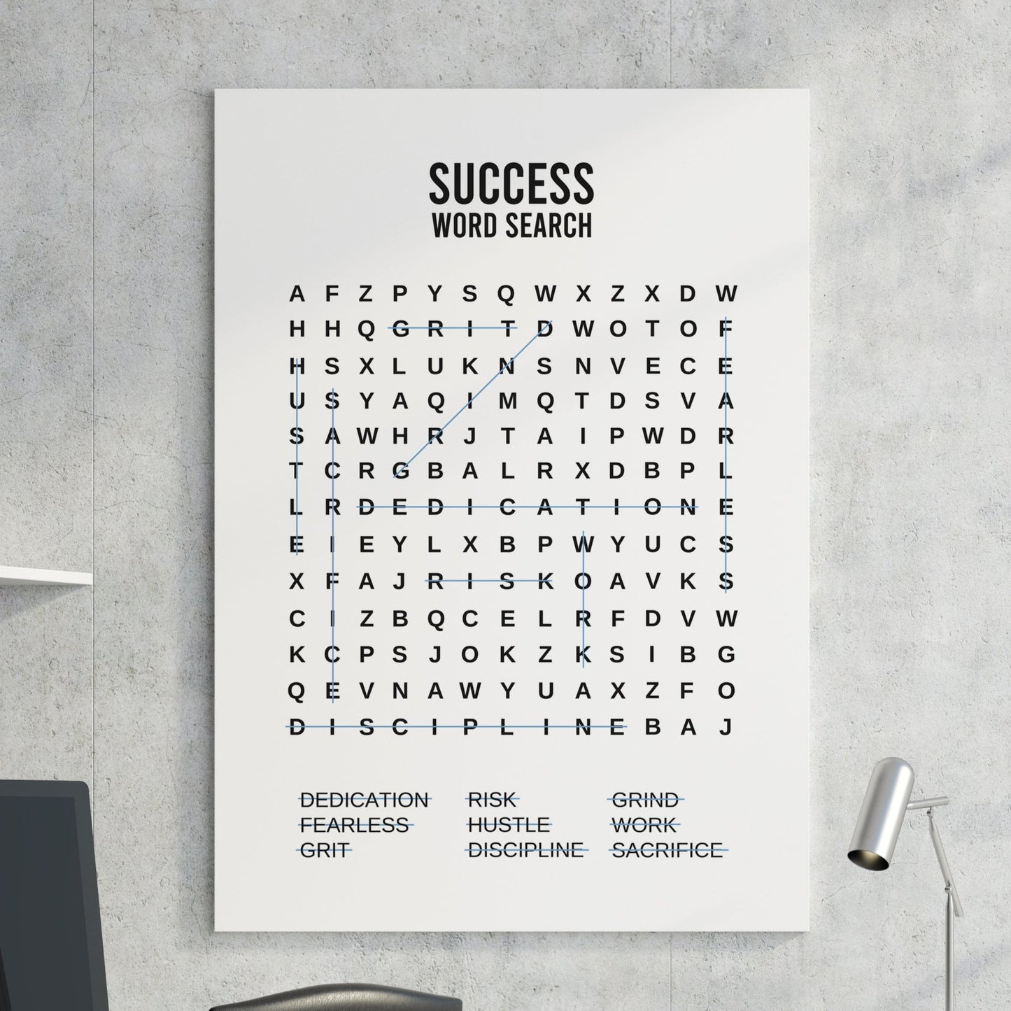 Success Word Search