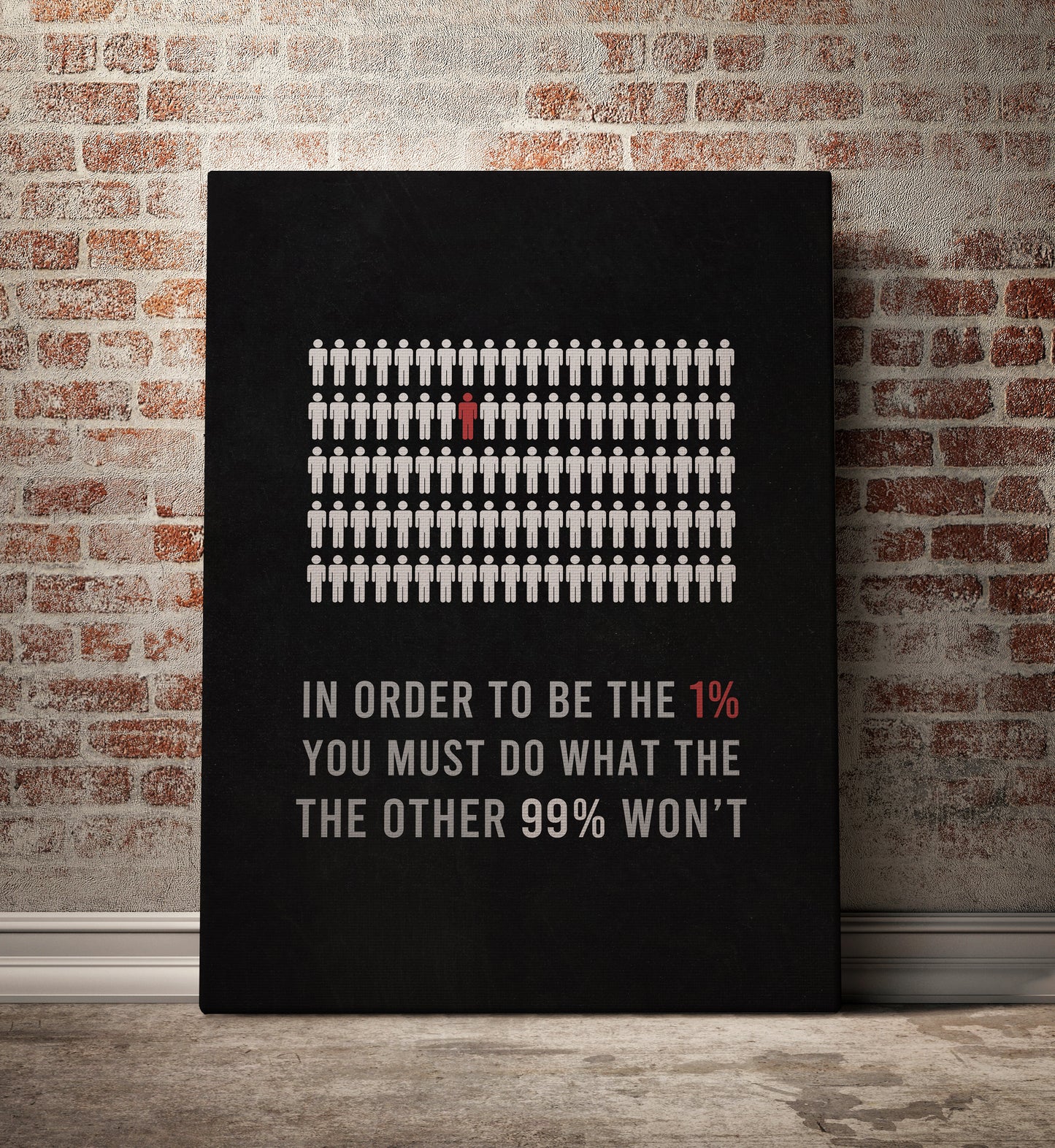 To Be The 1%