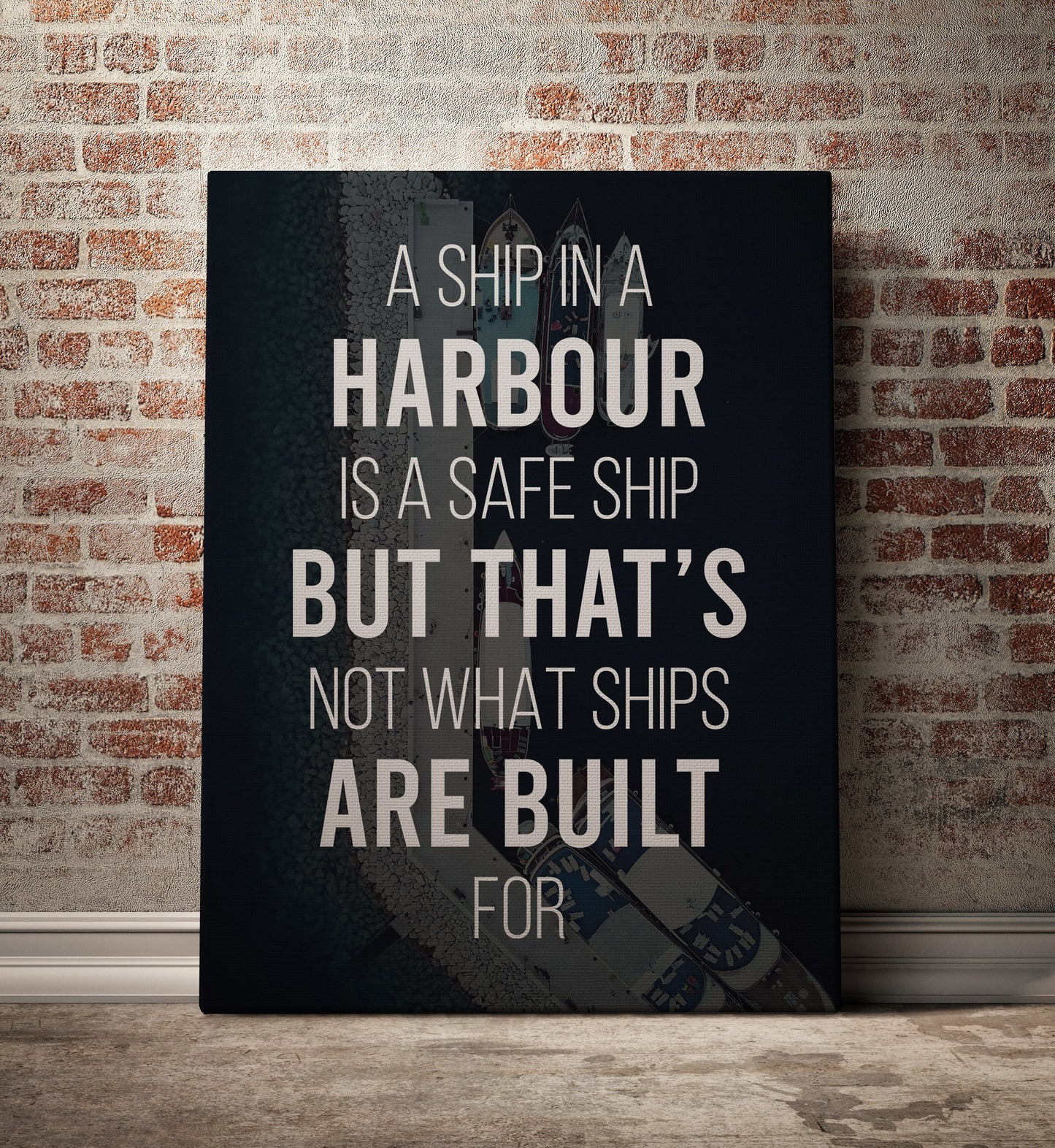 A Ship In A Harbour