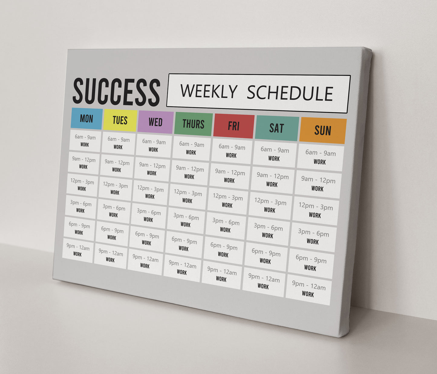 Success Schedule