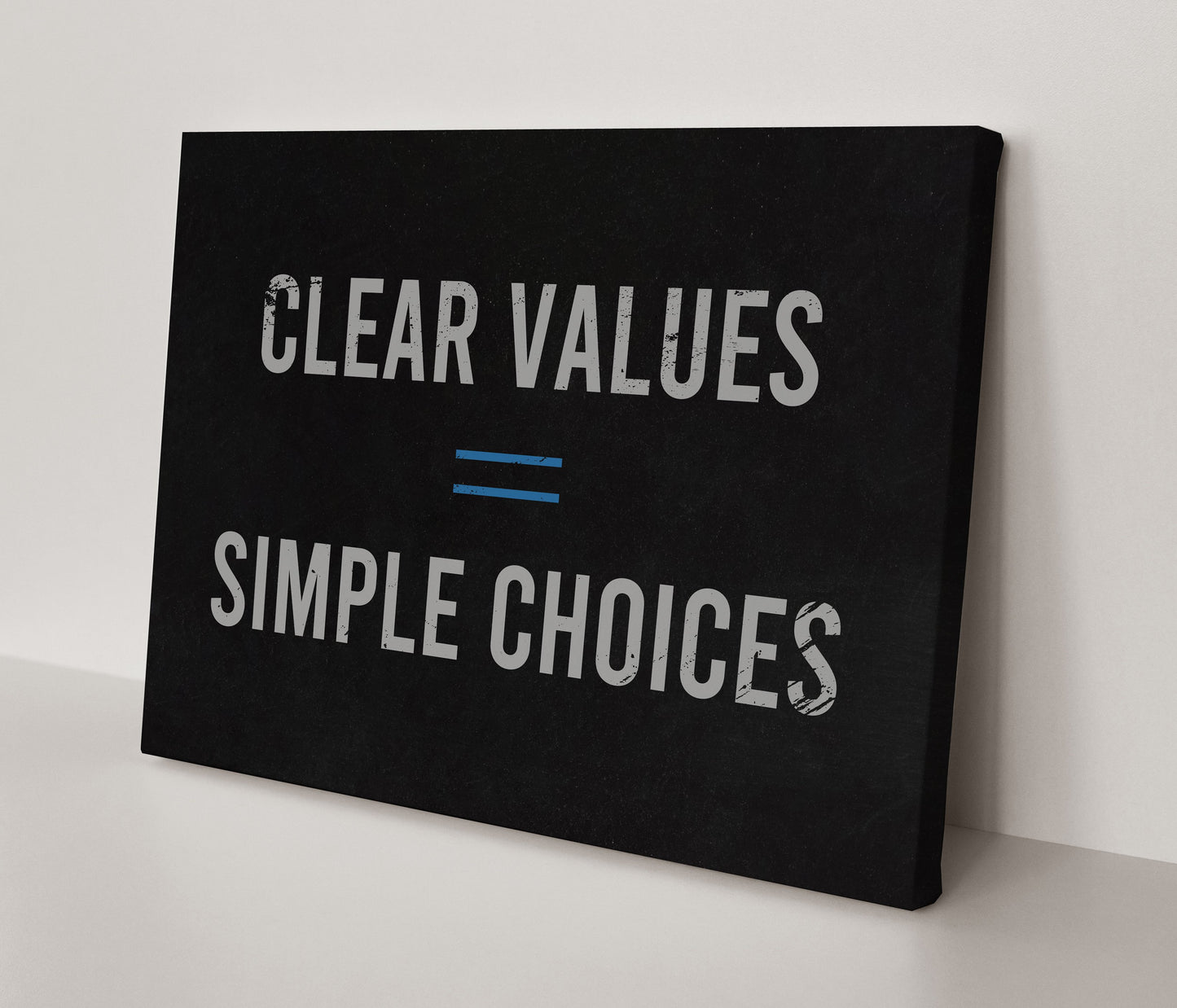 Clear Values = Simple Choices