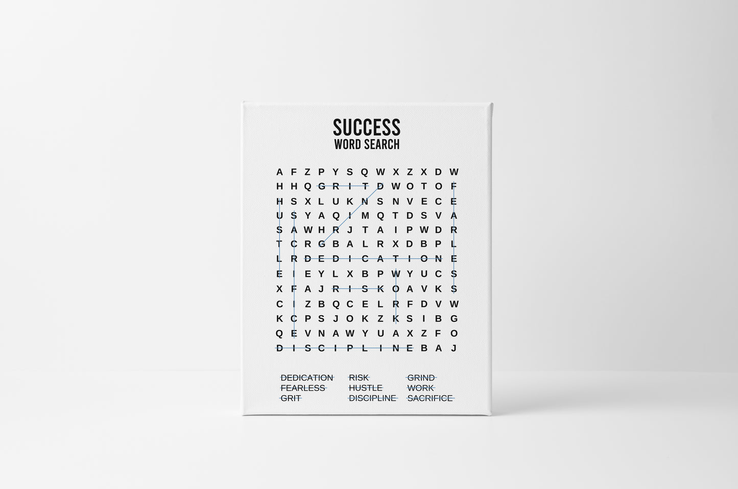 Success Word Search