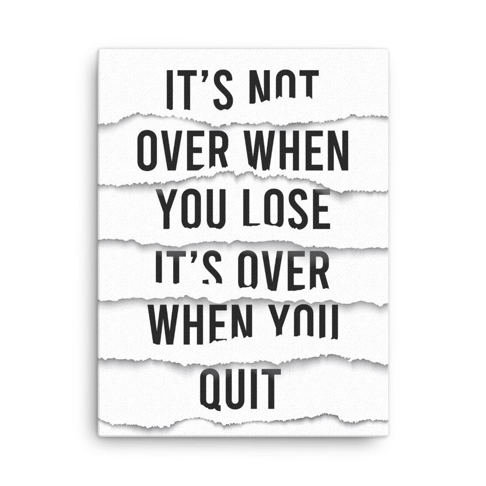 It's Not Over