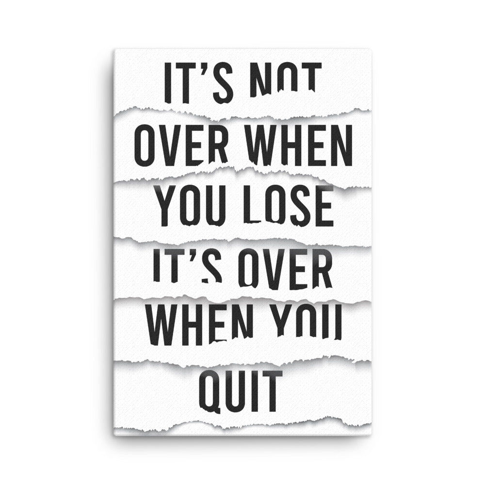 It's Not Over